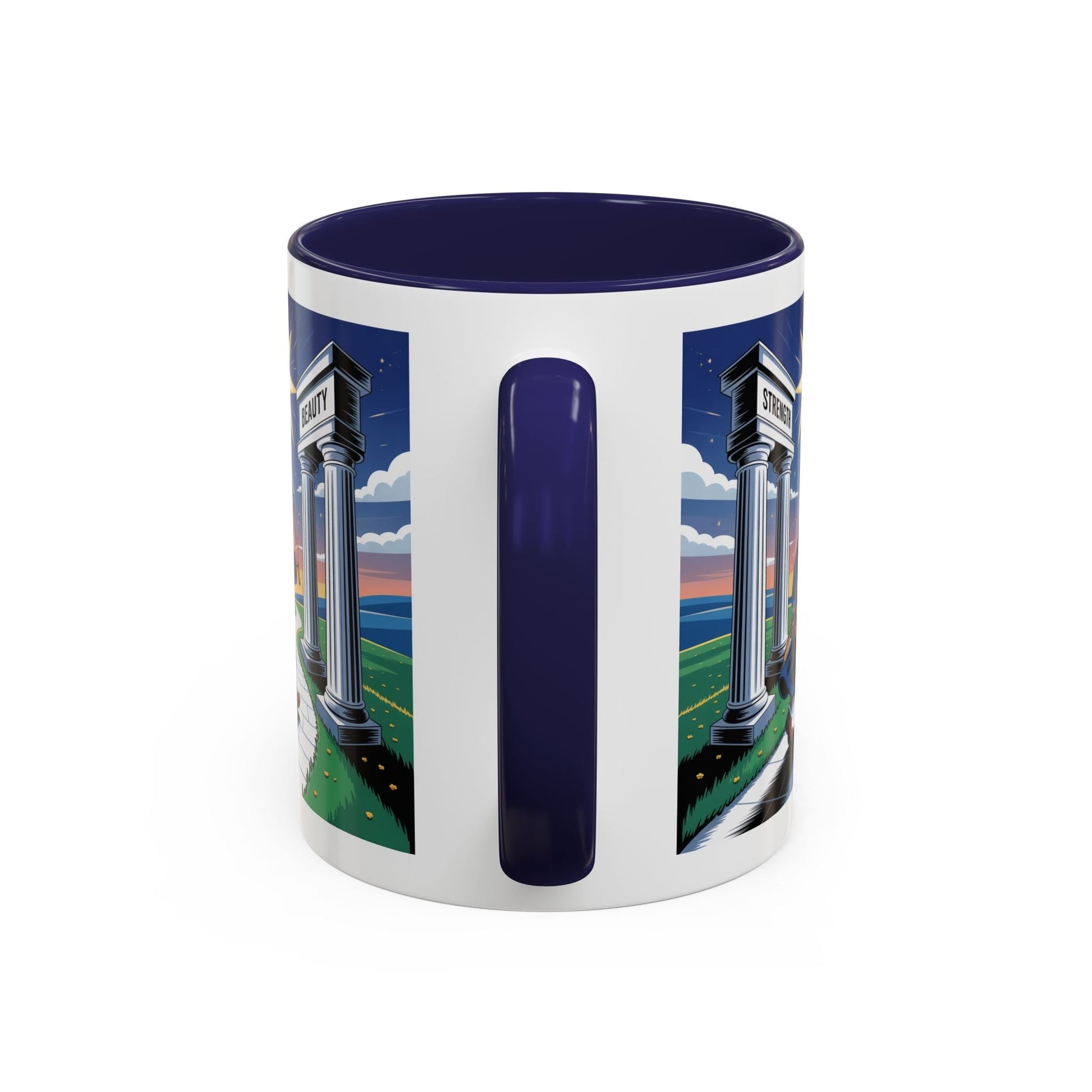 Premium Ready to Go Freemason Design | The Third Degree | Master Mason | Strength and Beauty - Masonic Mugs