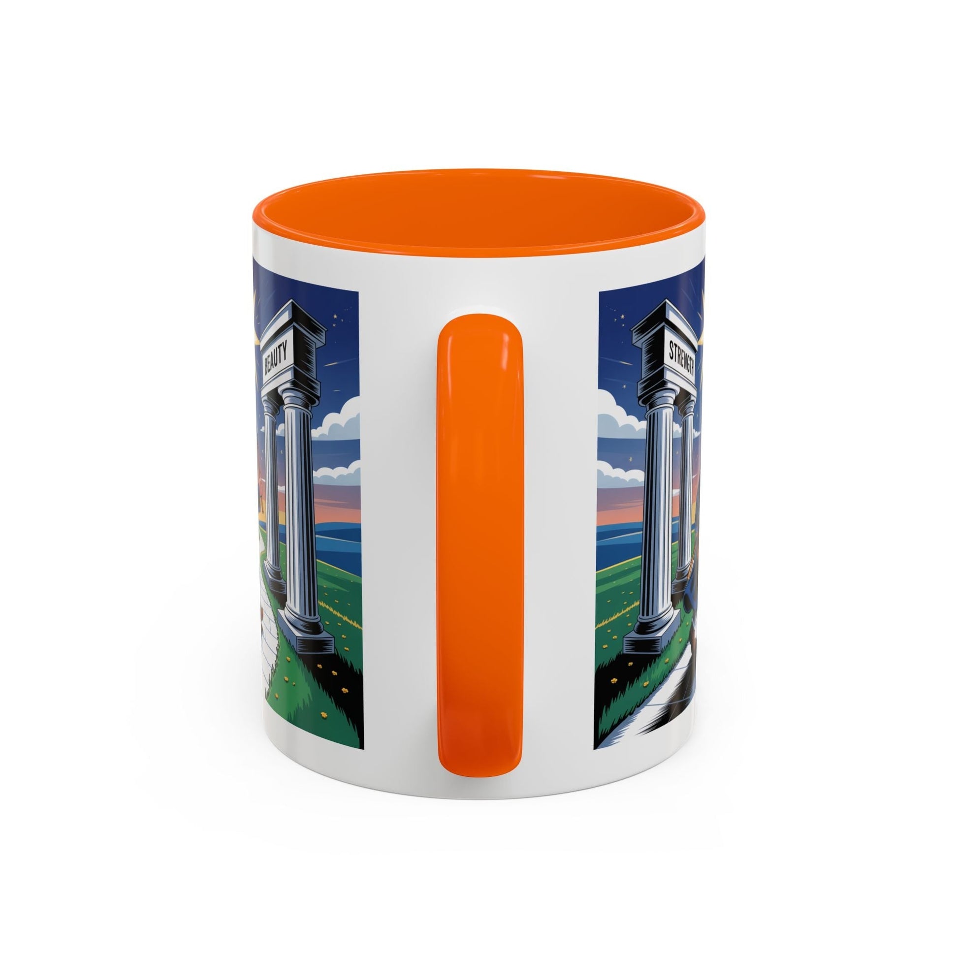 Premium Ready to Go Freemason Design | The Third Degree | Master Mason | Strength and Beauty - Masonic Mugs