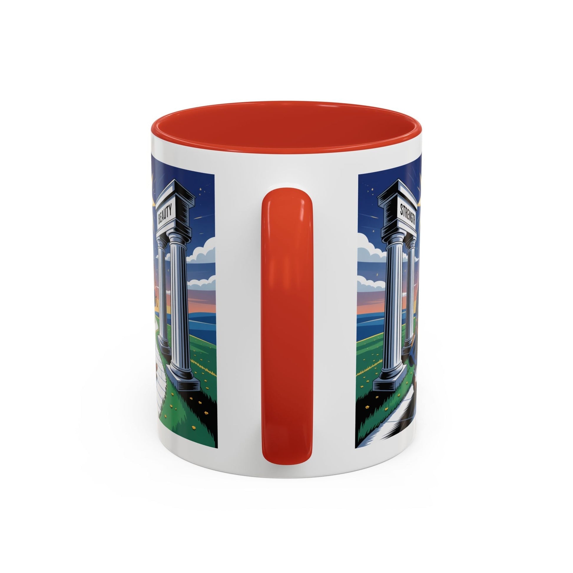 Premium Ready to Go Freemason Design | The Third Degree | Master Mason | Strength and Beauty - Masonic Mugs