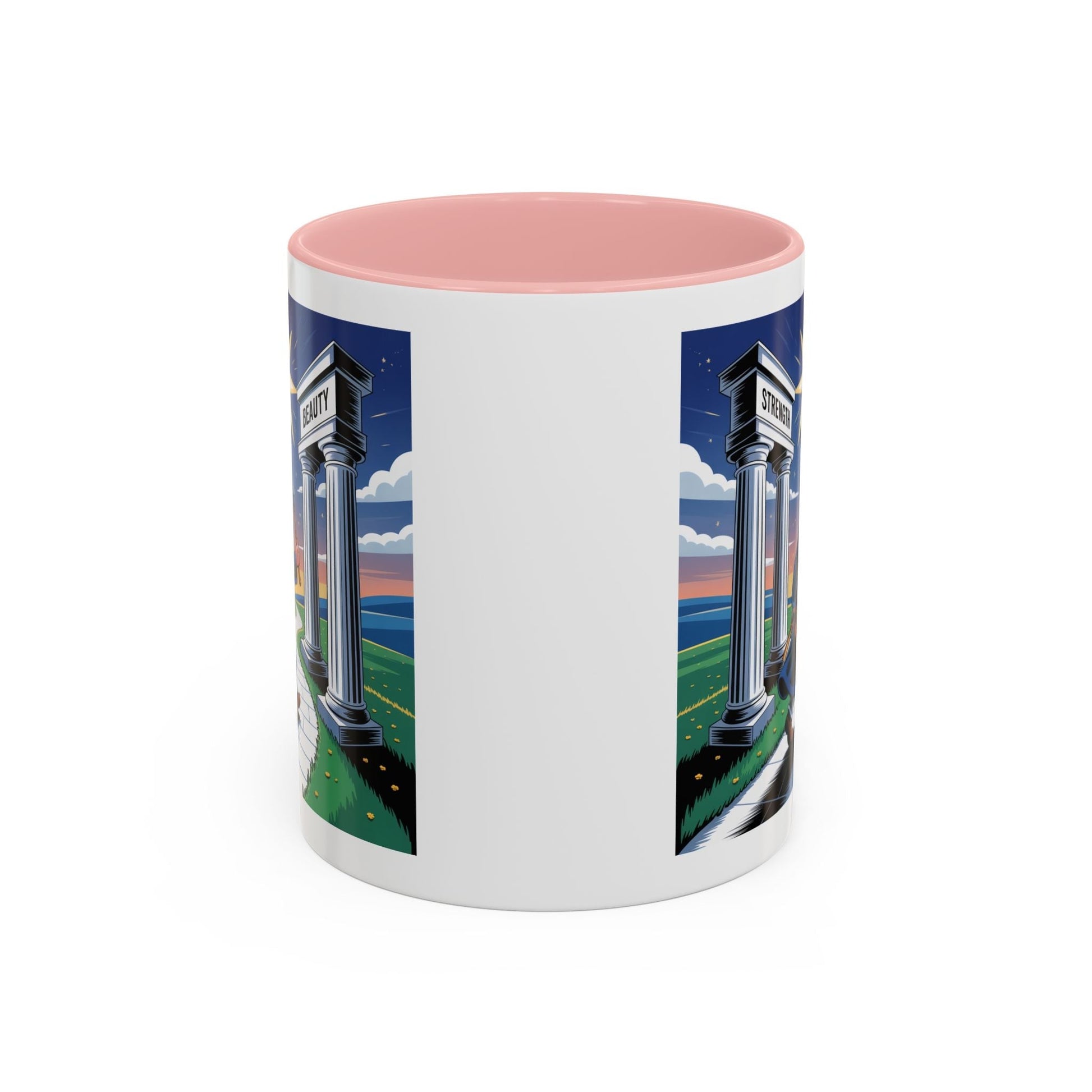Premium Ready to Go Freemason Design | The Third Degree | Master Mason | Strength and Beauty - Masonic Mugs
