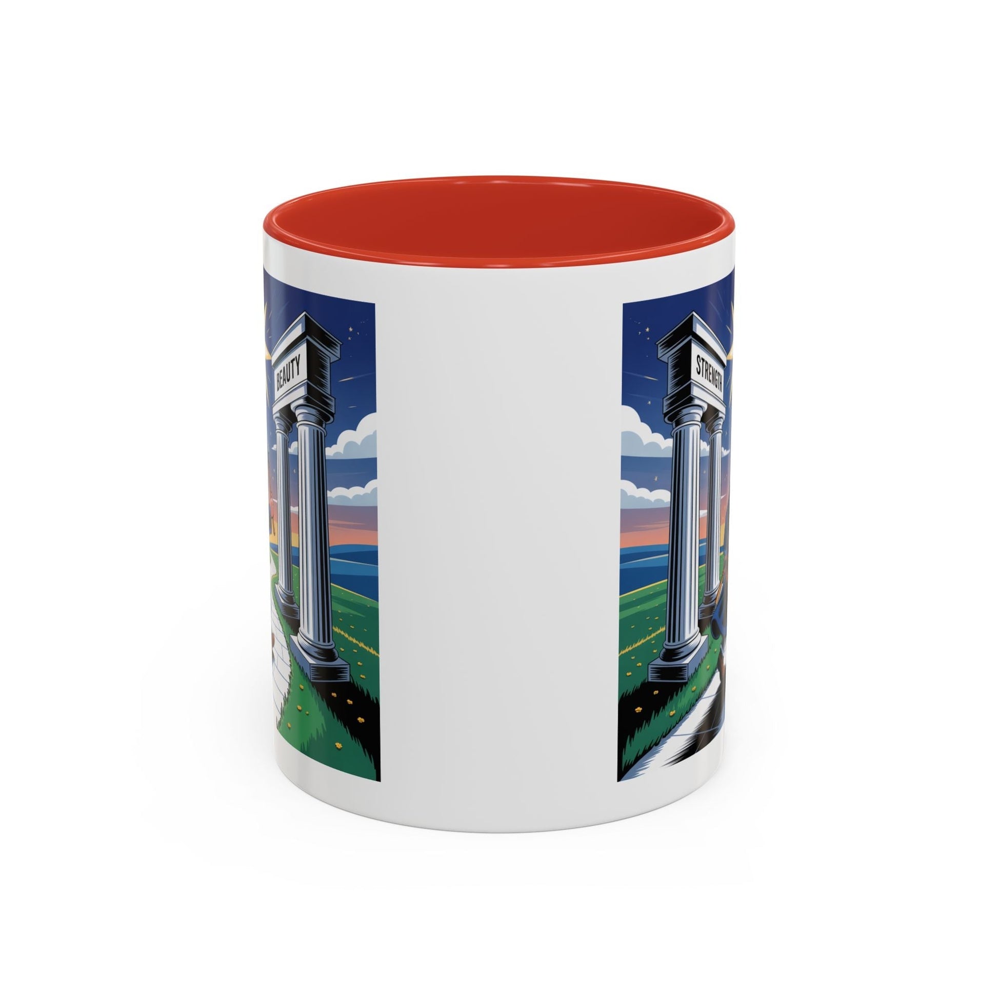 Premium Ready to Go Freemason Design | The Third Degree | Master Mason | Strength and Beauty - Masonic Mugs