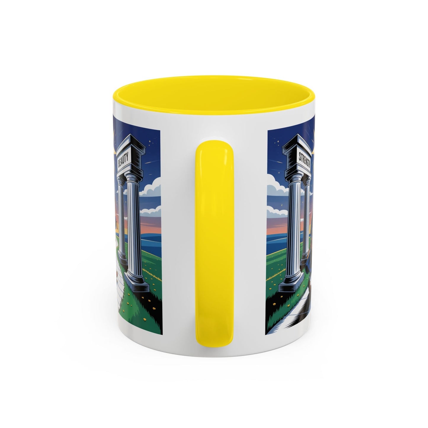 Premium Ready to Go Freemason Design | The Third Degree | Master Mason | Strength and Beauty - Masonic Mugs