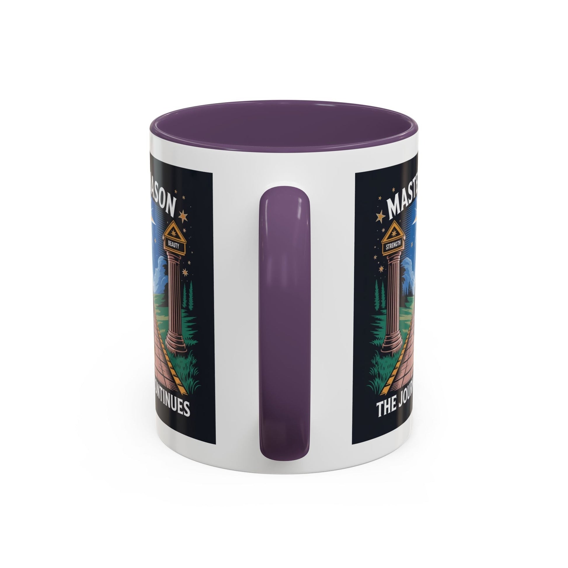 Premium Ready to Go Freemason Design | The Third Degree | Master Mason | The Journey Continues - Masonic Mugs