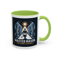 Premium Ready to Go Freemason Design | The Third Degree | Master Mason | The Journey Continues - Masonic Mugs
