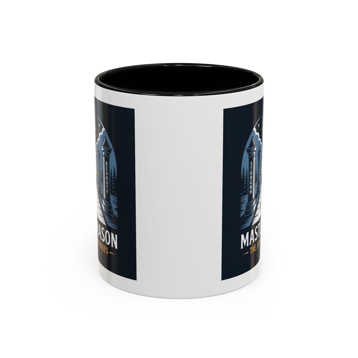 Premium Ready to Go Freemason Design | The Third Degree | Master Mason | The Journey Continues - Masonic Mugs
