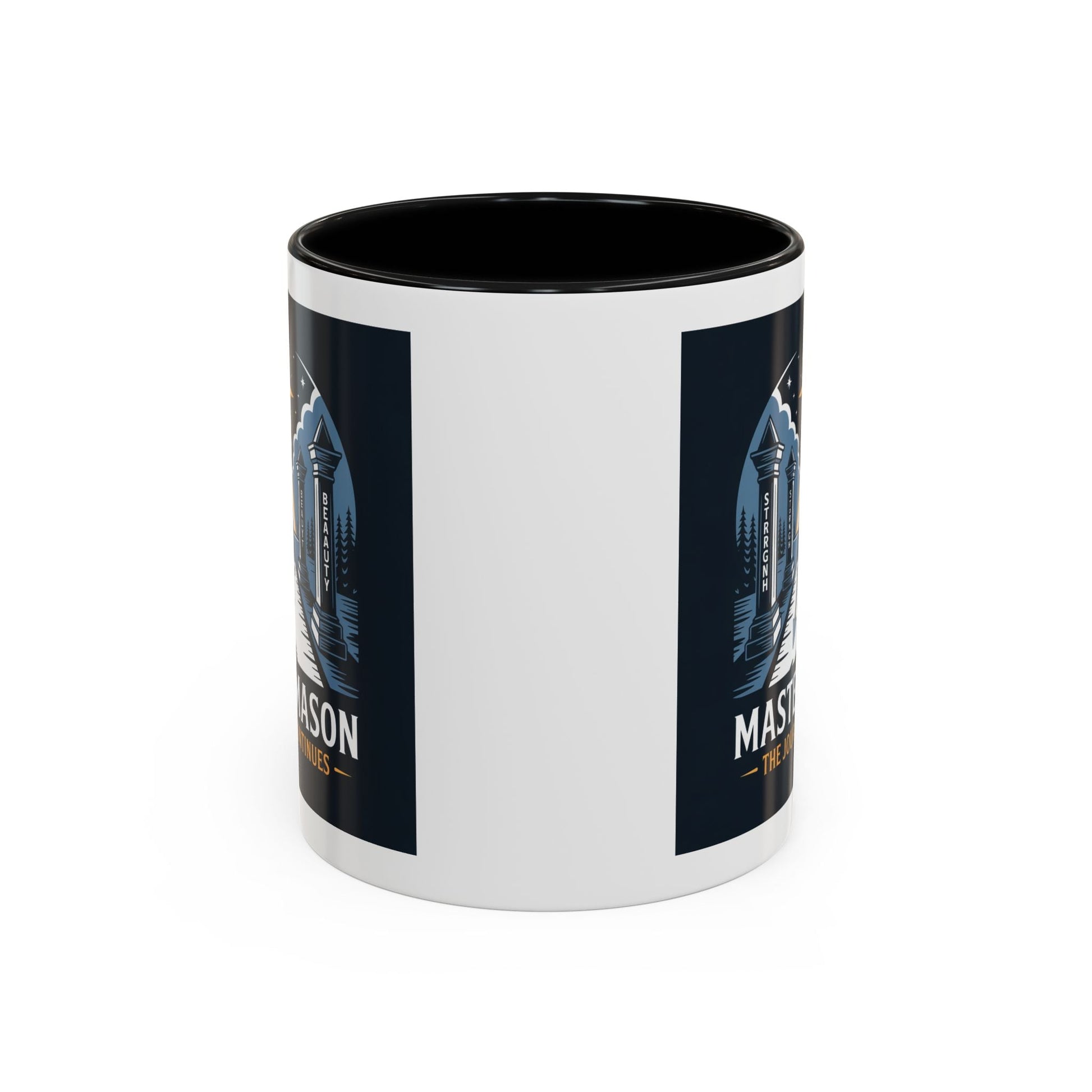 Premium Ready to Go Freemason Design | The Third Degree | Master Mason | The Journey Continues - Masonic Mugs