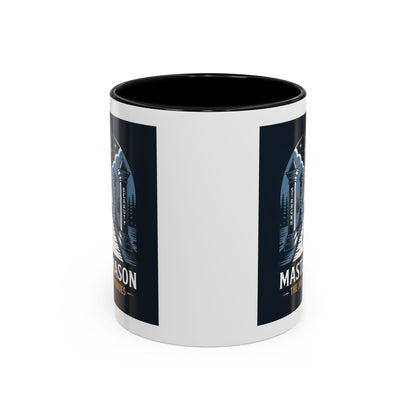 Premium Ready to Go Freemason Design | The Third Degree | Master Mason | The Journey Continues - Masonic Mugs