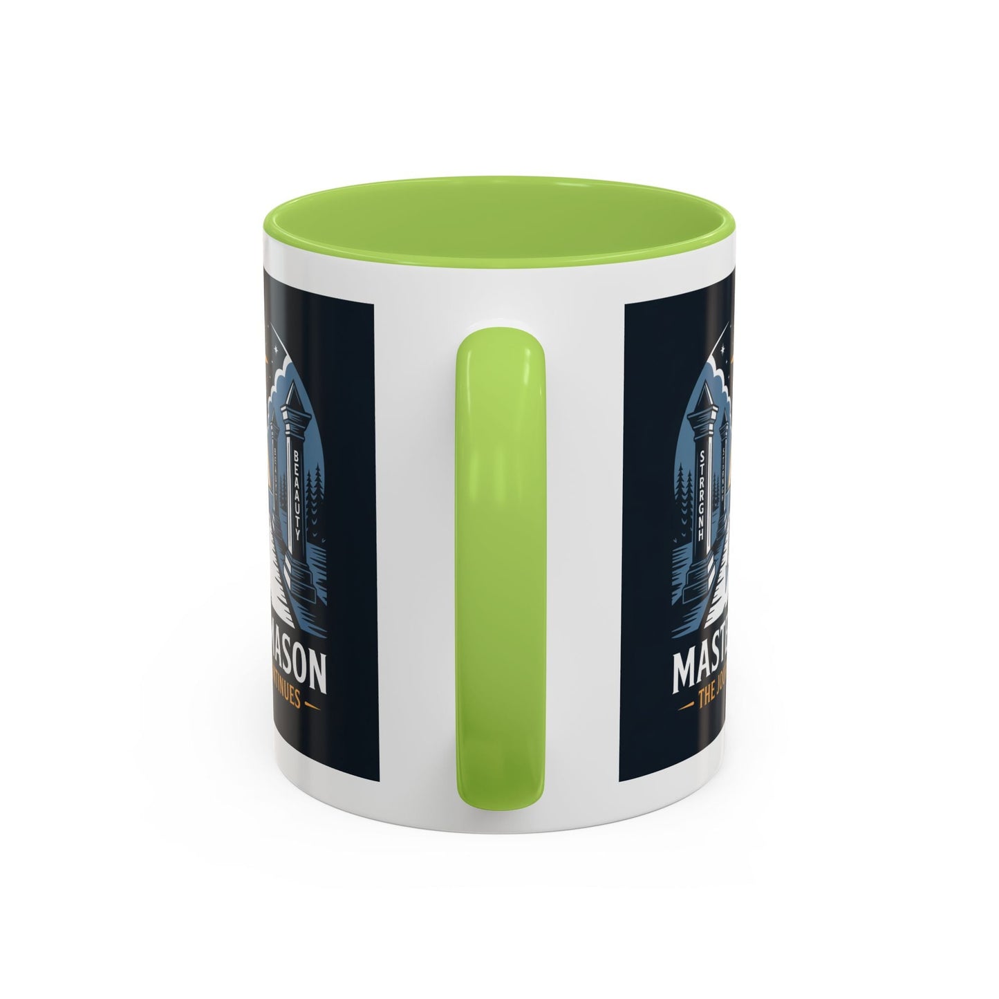 Premium Ready to Go Freemason Design | The Third Degree | Master Mason | The Journey Continues - Masonic Mugs
