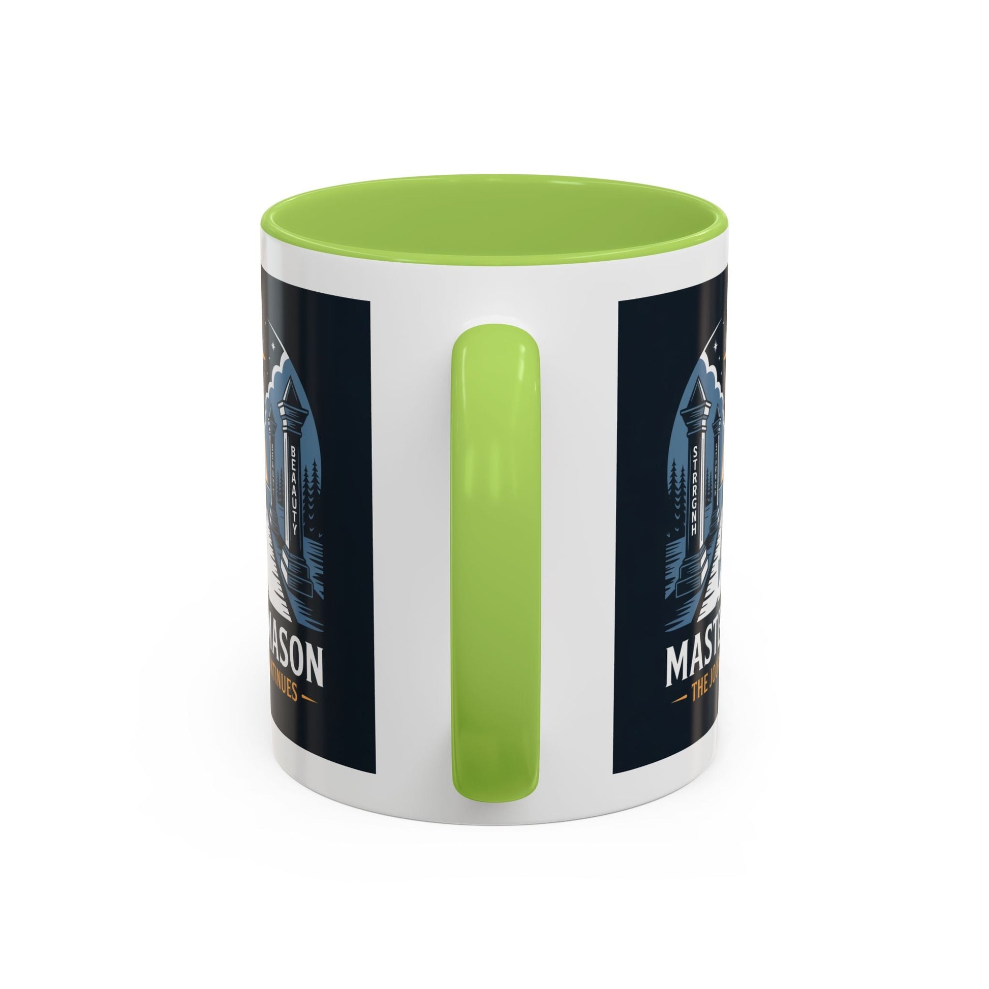 Premium Ready to Go Freemason Design | The Third Degree | Master Mason | The Journey Continues - Masonic Mugs