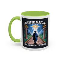 Premium Ready to Go Freemason Design | The Third Degree | Master Mason | The Journey Continues - Masonic Mugs