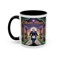 Premium Ready to Go Freemason Design | The Third Degree | Master Mason | The Journey Continues - Masonic Mugs