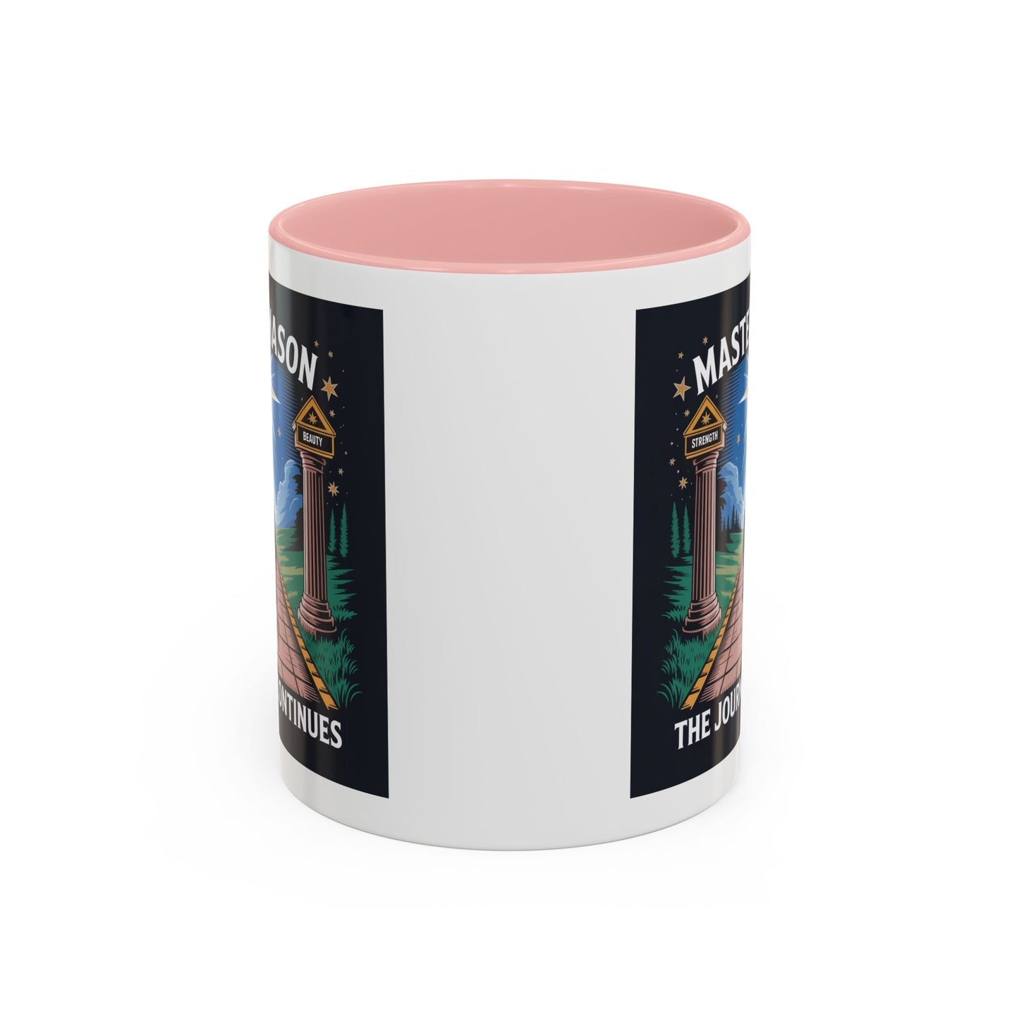 Premium Ready to Go Freemason Design | The Third Degree | Master Mason | The Journey Continues - Masonic Mugs