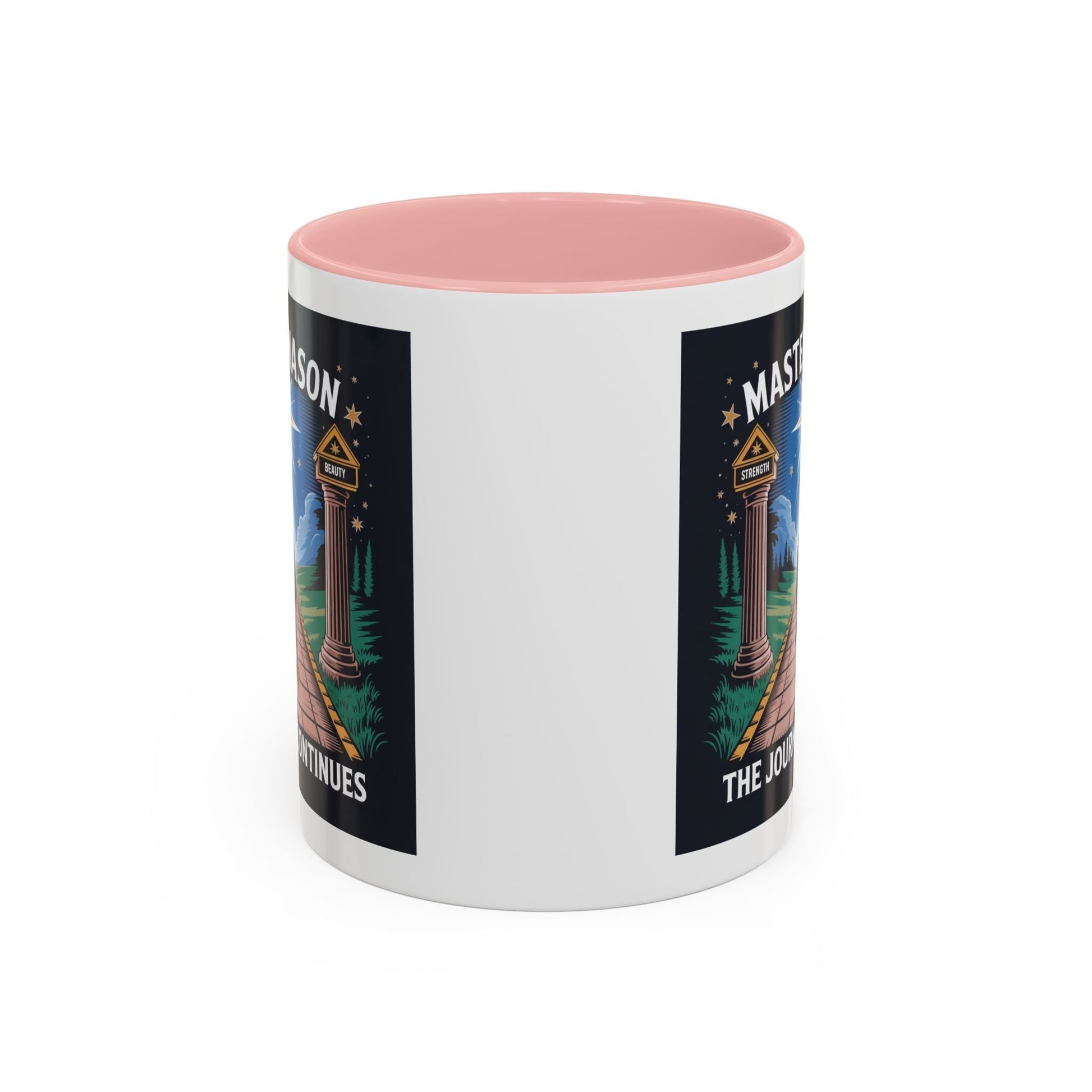 Premium Ready to Go Freemason Design | The Third Degree | Master Mason | The Journey Continues - Masonic Mugs