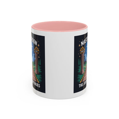 Premium Ready to Go Freemason Design | The Third Degree | Master Mason | The Journey Continues - Masonic Mugs