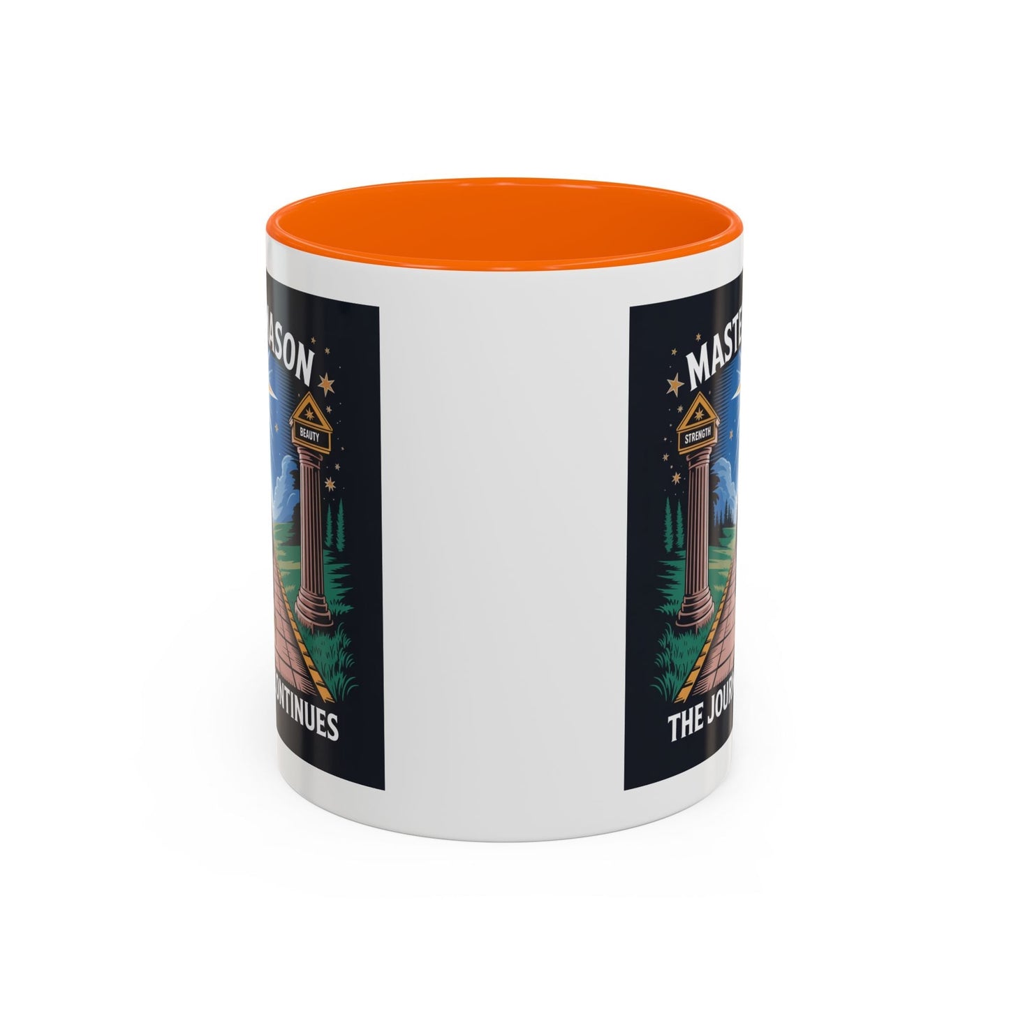 Premium Ready to Go Freemason Design | The Third Degree | Master Mason | The Journey Continues - Masonic Mugs