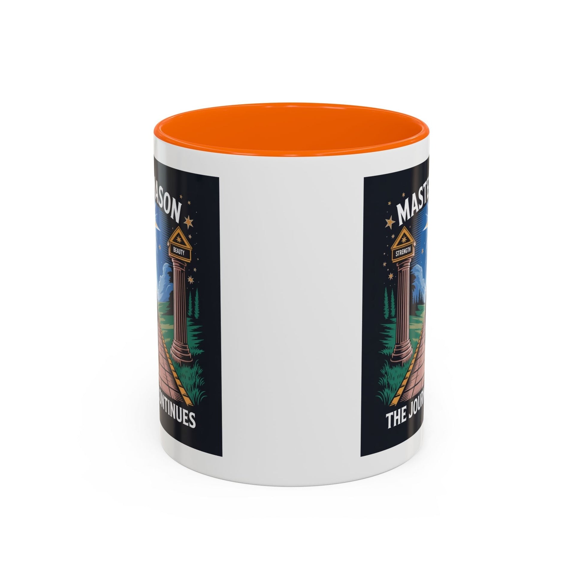 Premium Ready to Go Freemason Design | The Third Degree | Master Mason | The Journey Continues - Masonic Mugs