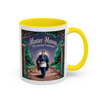 Premium Ready to Go Freemason Design | The Third Degree | Master Mason | The Journey Continues - Masonic Mugs
