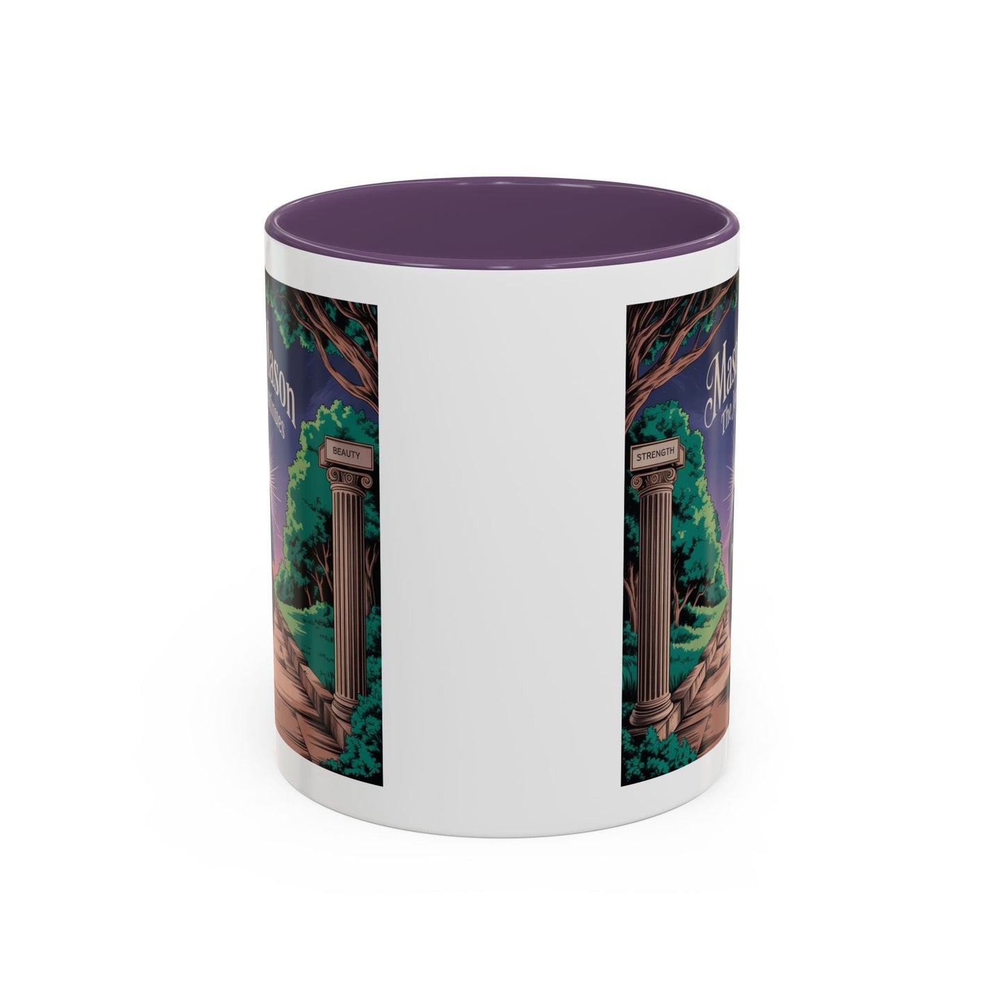 Premium Ready to Go Freemason Design | The Third Degree | Master Mason | The Journey Continues - Masonic Mugs