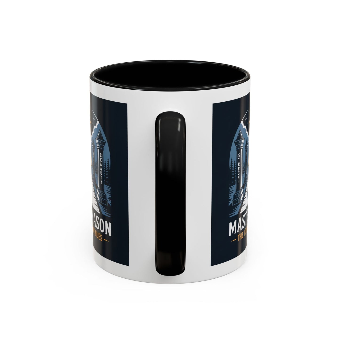 Premium Ready to Go Freemason Design | The Third Degree | Master Mason | The Journey Continues - Masonic Mugs