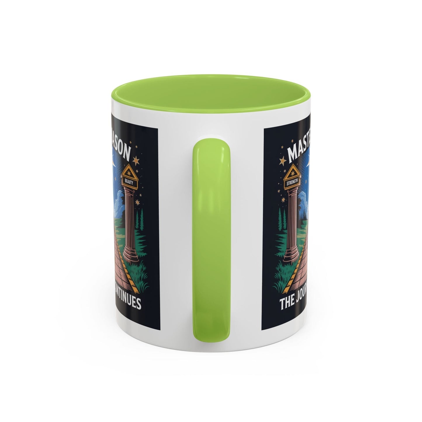 Premium Ready to Go Freemason Design | The Third Degree | Master Mason | The Journey Continues - Masonic Mugs