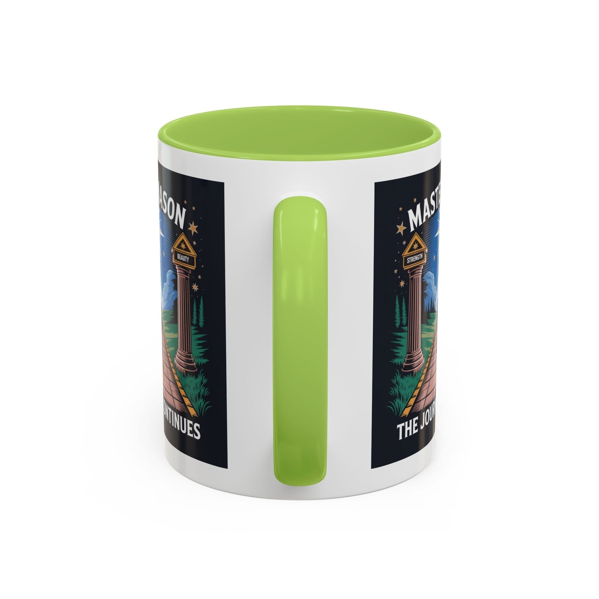 Premium Ready to Go Freemason Design | The Third Degree | Master Mason | The Journey Continues - Masonic Mugs