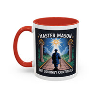 Premium Ready to Go Freemason Design | The Third Degree | Master Mason | The Journey Continues - Masonic Mugs