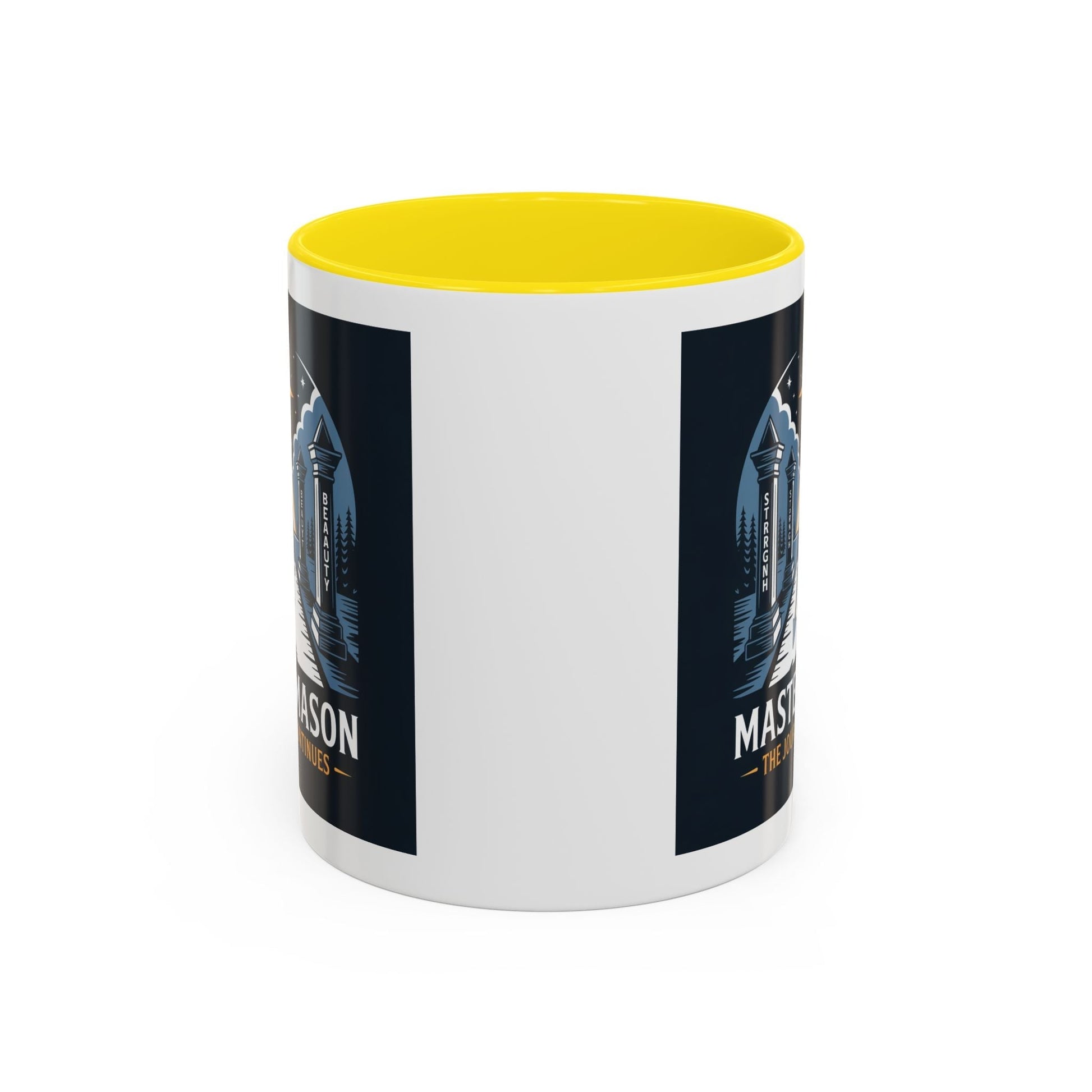 Premium Ready to Go Freemason Design | The Third Degree | Master Mason | The Journey Continues - Masonic Mugs