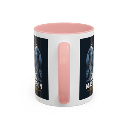 Premium Ready to Go Freemason Design | The Third Degree | Master Mason | The Journey Continues - Masonic Mugs