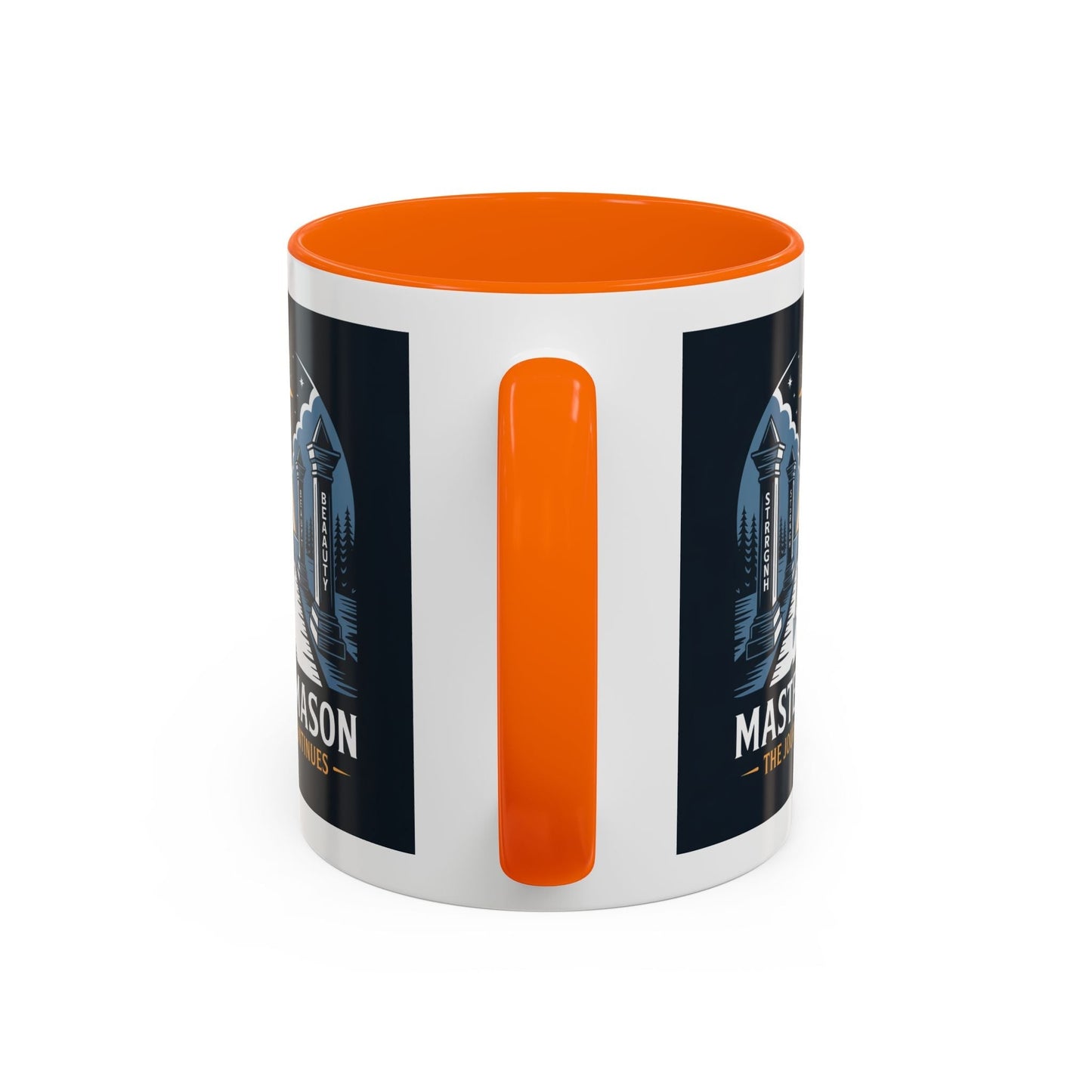 Premium Ready to Go Freemason Design | The Third Degree | Master Mason | The Journey Continues - Masonic Mugs