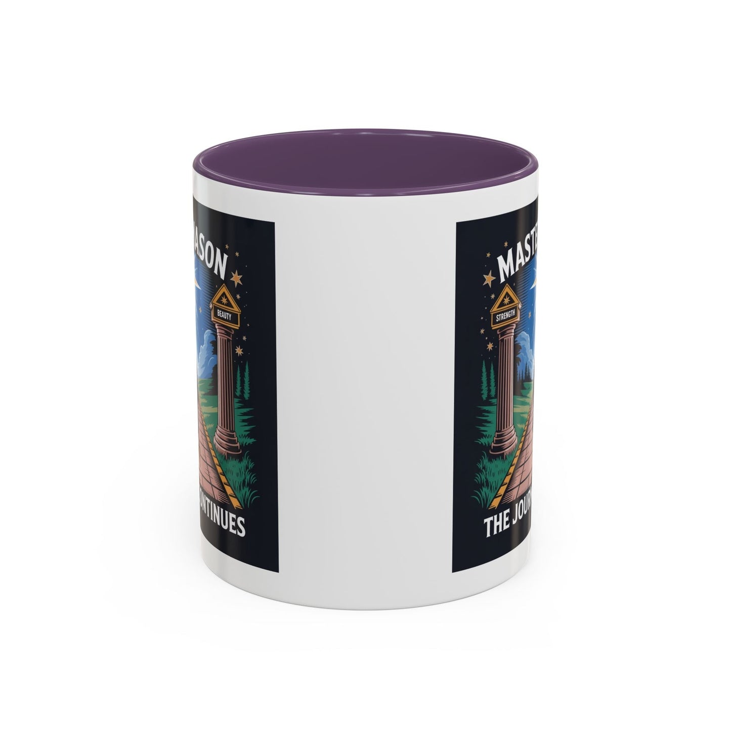 Premium Ready to Go Freemason Design | The Third Degree | Master Mason | The Journey Continues - Masonic Mugs