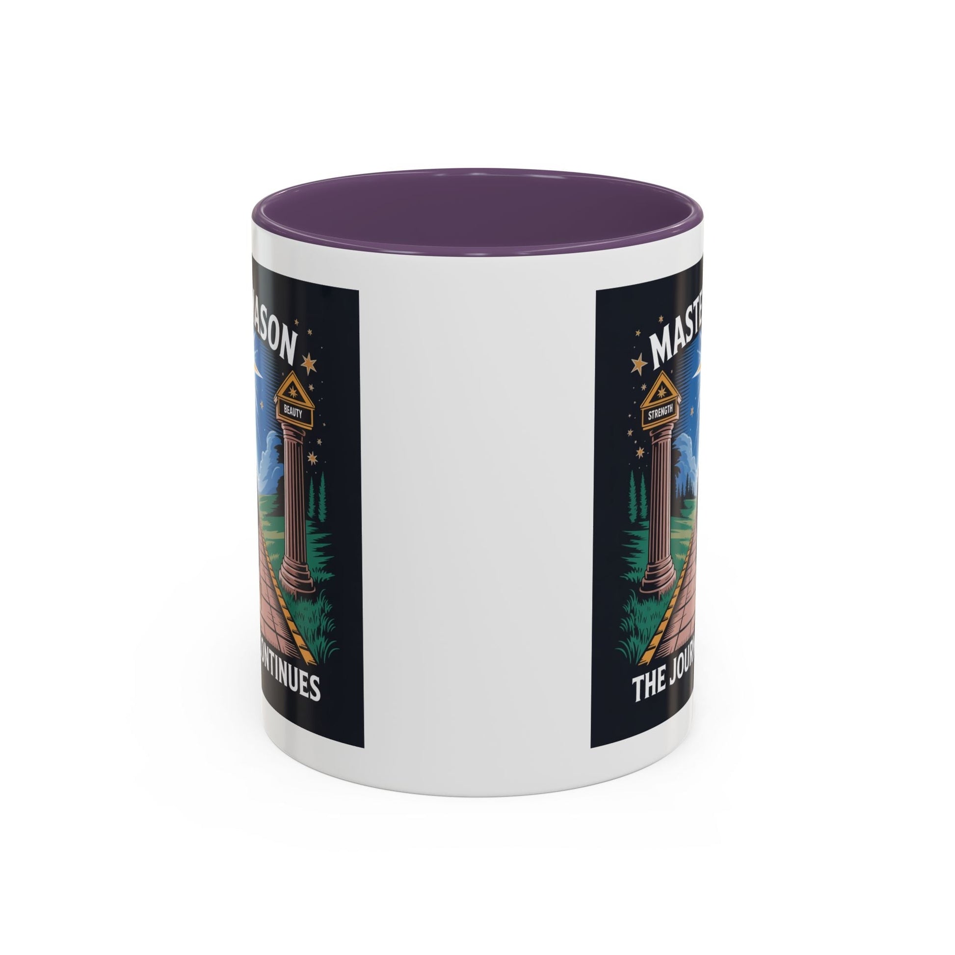 Premium Ready to Go Freemason Design | The Third Degree | Master Mason | The Journey Continues - Masonic Mugs