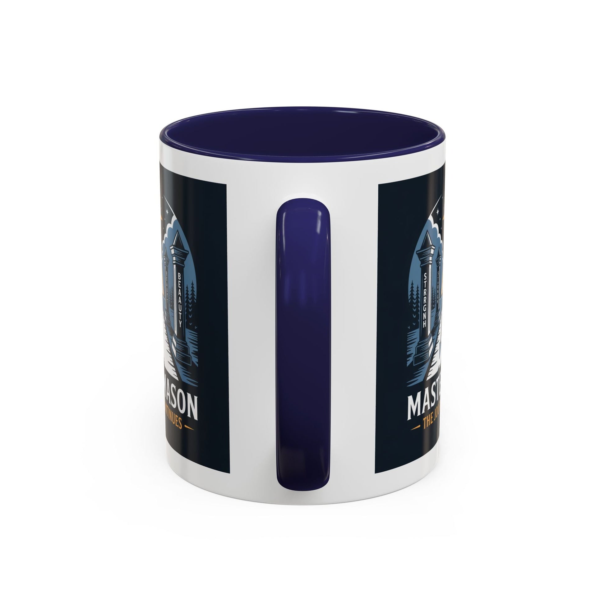 Premium Ready to Go Freemason Design | The Third Degree | Master Mason | The Journey Continues - Masonic Mugs