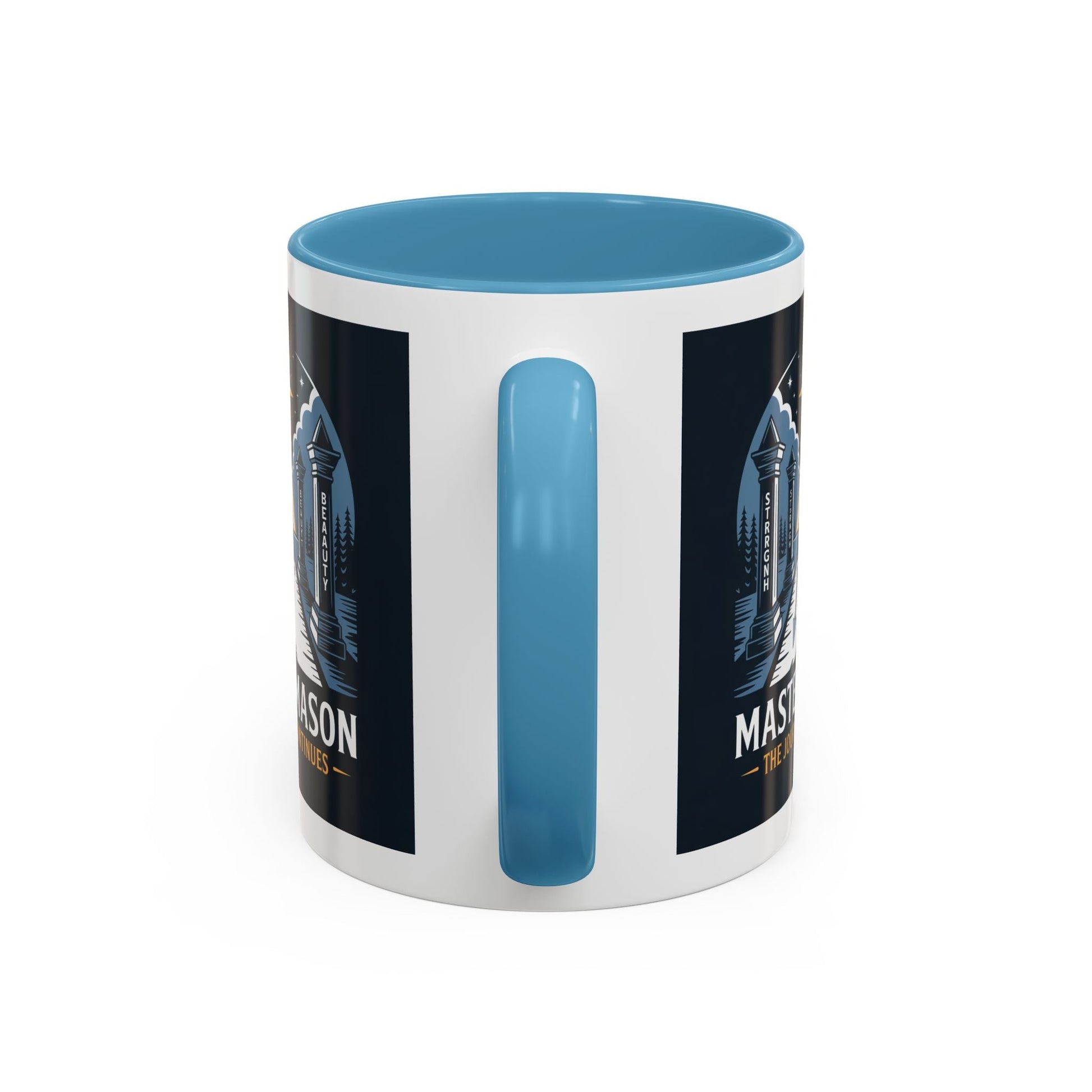 Premium Ready to Go Freemason Design | The Third Degree | Master Mason | The Journey Continues - Masonic Mugs