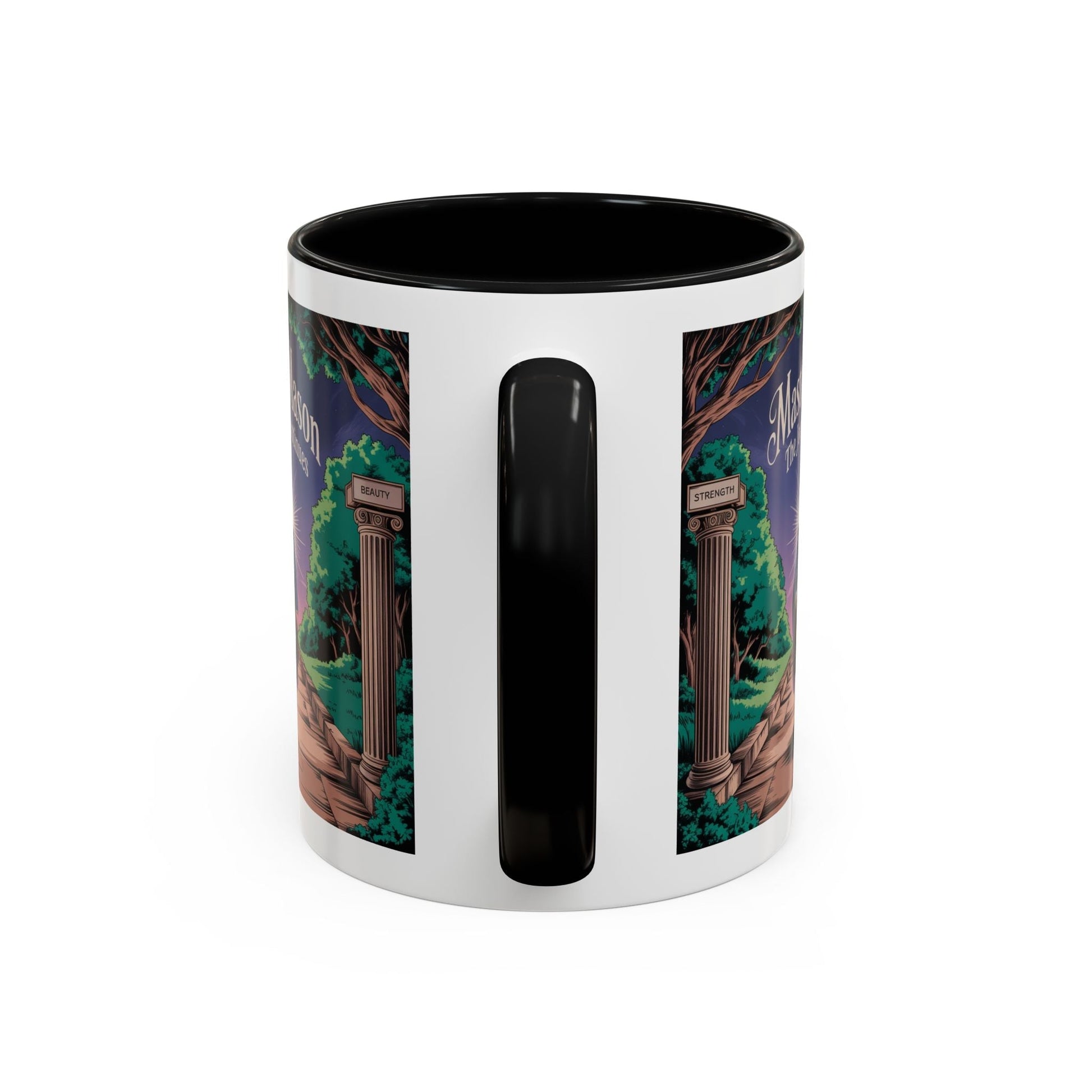 Premium Ready to Go Freemason Design | The Third Degree | Master Mason | The Journey Continues - Masonic Mugs