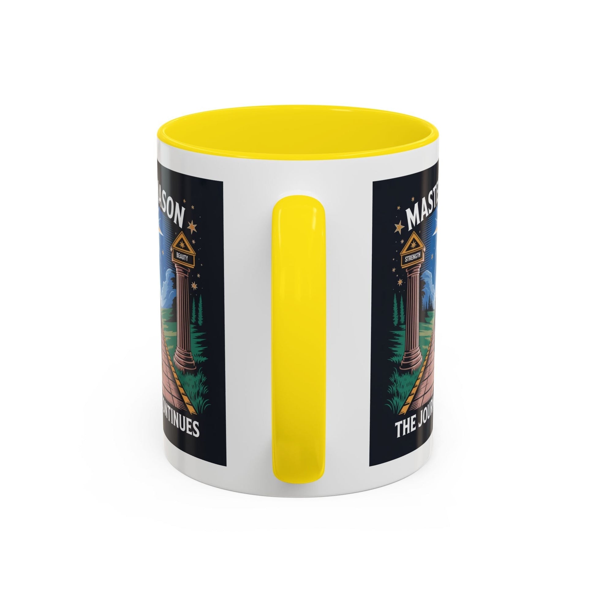 Premium Ready to Go Freemason Design | The Third Degree | Master Mason | The Journey Continues - Masonic Mugs
