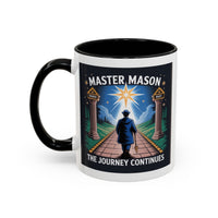 Premium Ready to Go Freemason Design | The Third Degree | Master Mason | The Journey Continues - Masonic Mugs
