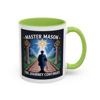 Premium Ready to Go Freemason Design | The Third Degree | Master Mason | The Journey Continues - Masonic Mugs