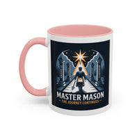 Premium Ready to Go Freemason Design | The Third Degree | Master Mason | The Journey Continues - Masonic Mugs