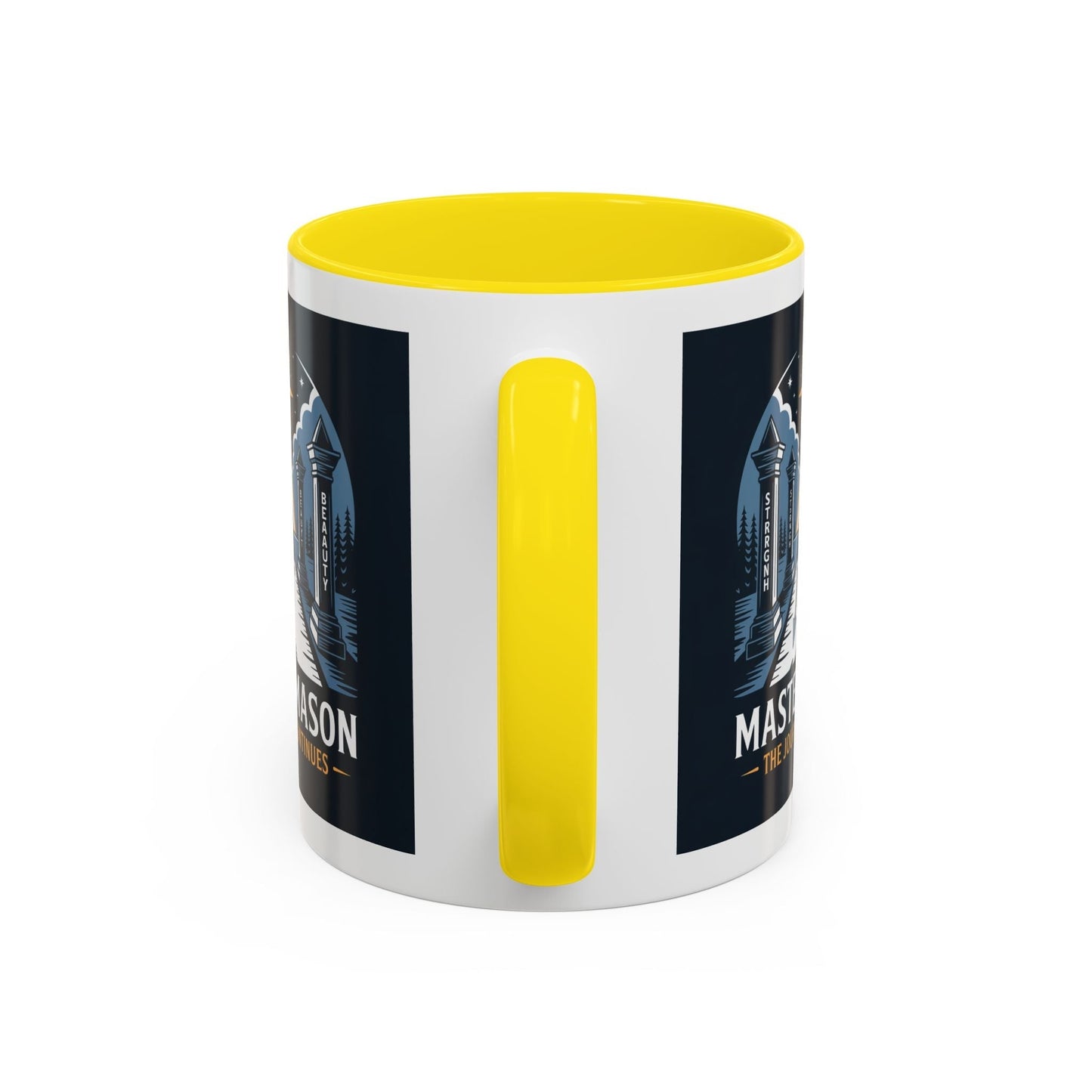 Premium Ready to Go Freemason Design | The Third Degree | Master Mason | The Journey Continues - Masonic Mugs