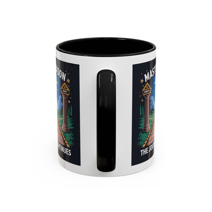 Premium Ready to Go Freemason Design | The Third Degree | Master Mason | The Journey Continues - Masonic Mugs