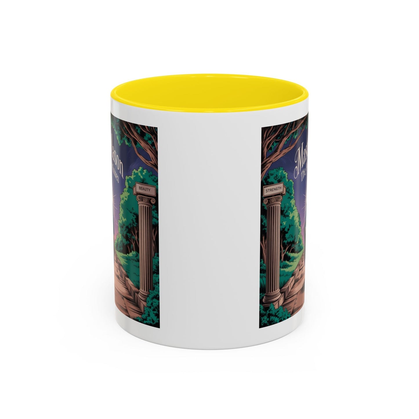 Premium Ready to Go Freemason Design | The Third Degree | Master Mason | The Journey Continues - Masonic Mugs