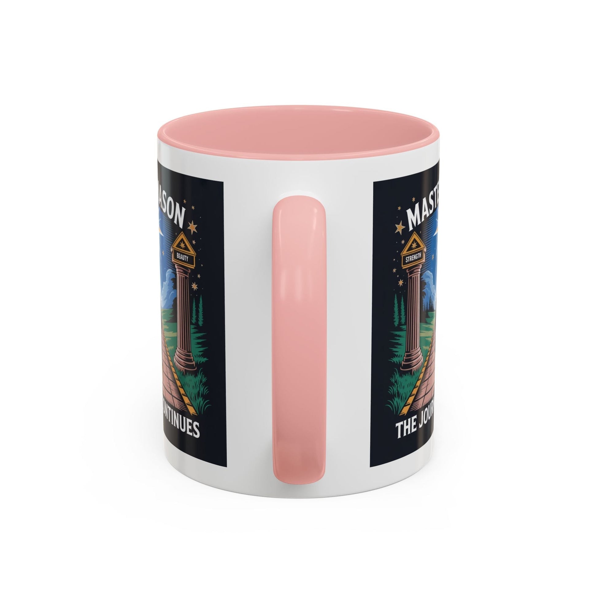 Premium Ready to Go Freemason Design | The Third Degree | Master Mason | The Journey Continues - Masonic Mugs