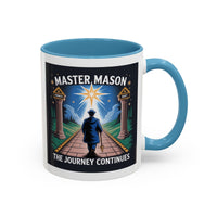 Premium Ready to Go Freemason Design | The Third Degree | Master Mason | The Journey Continues - Masonic Mugs
