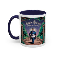 Premium Ready to Go Freemason Design | The Third Degree | Master Mason | The Journey Continues - Masonic Mugs