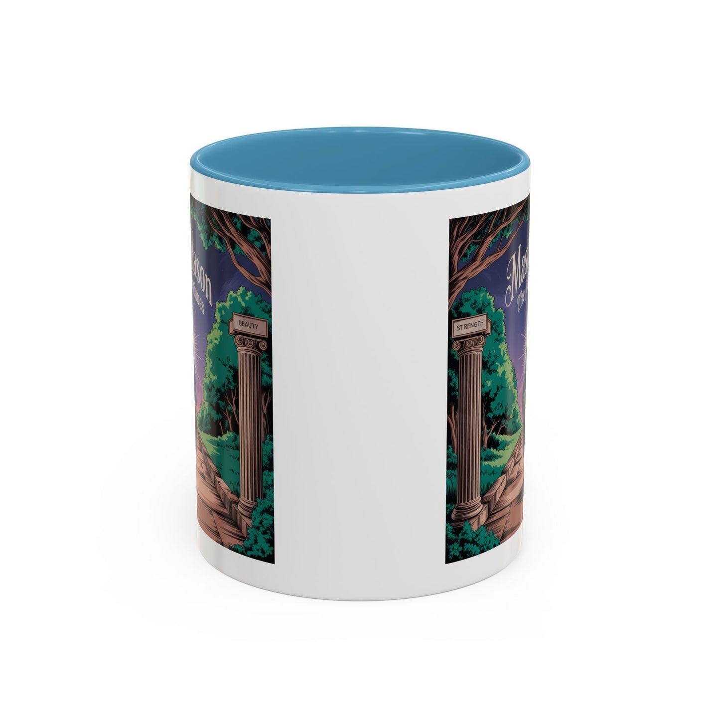 Premium Ready to Go Freemason Design | The Third Degree | Master Mason | The Journey Continues - Masonic Mugs