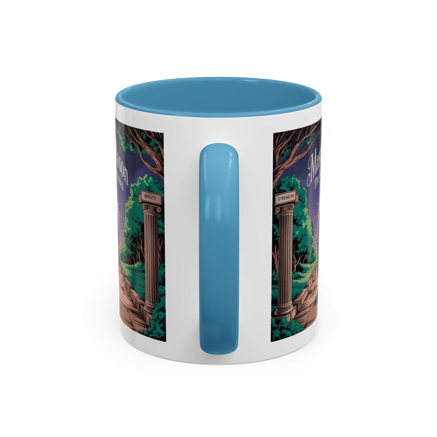 Premium Ready to Go Freemason Design | The Third Degree | Master Mason | The Journey Continues - Masonic Mugs