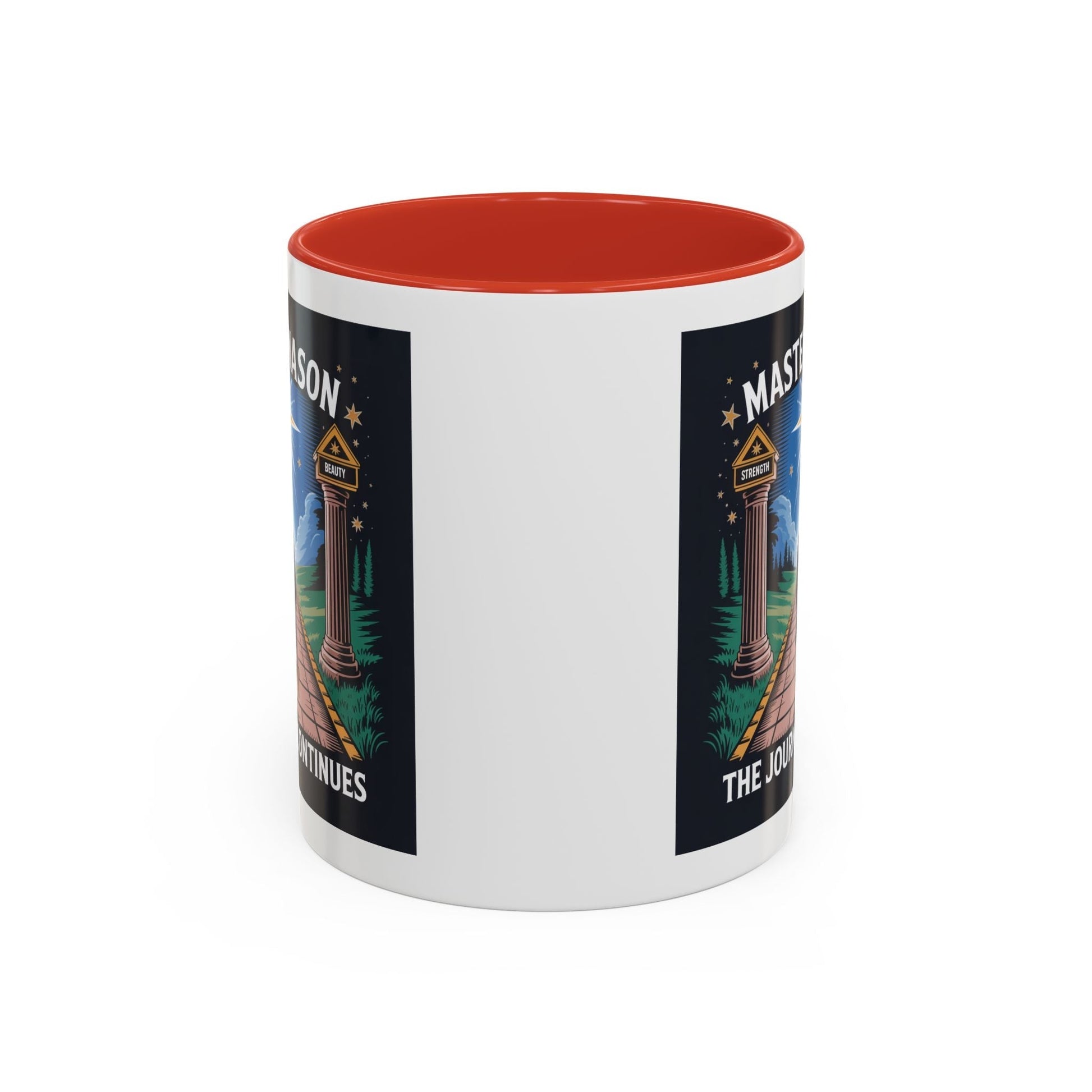 Premium Ready to Go Freemason Design | The Third Degree | Master Mason | The Journey Continues - Masonic Mugs