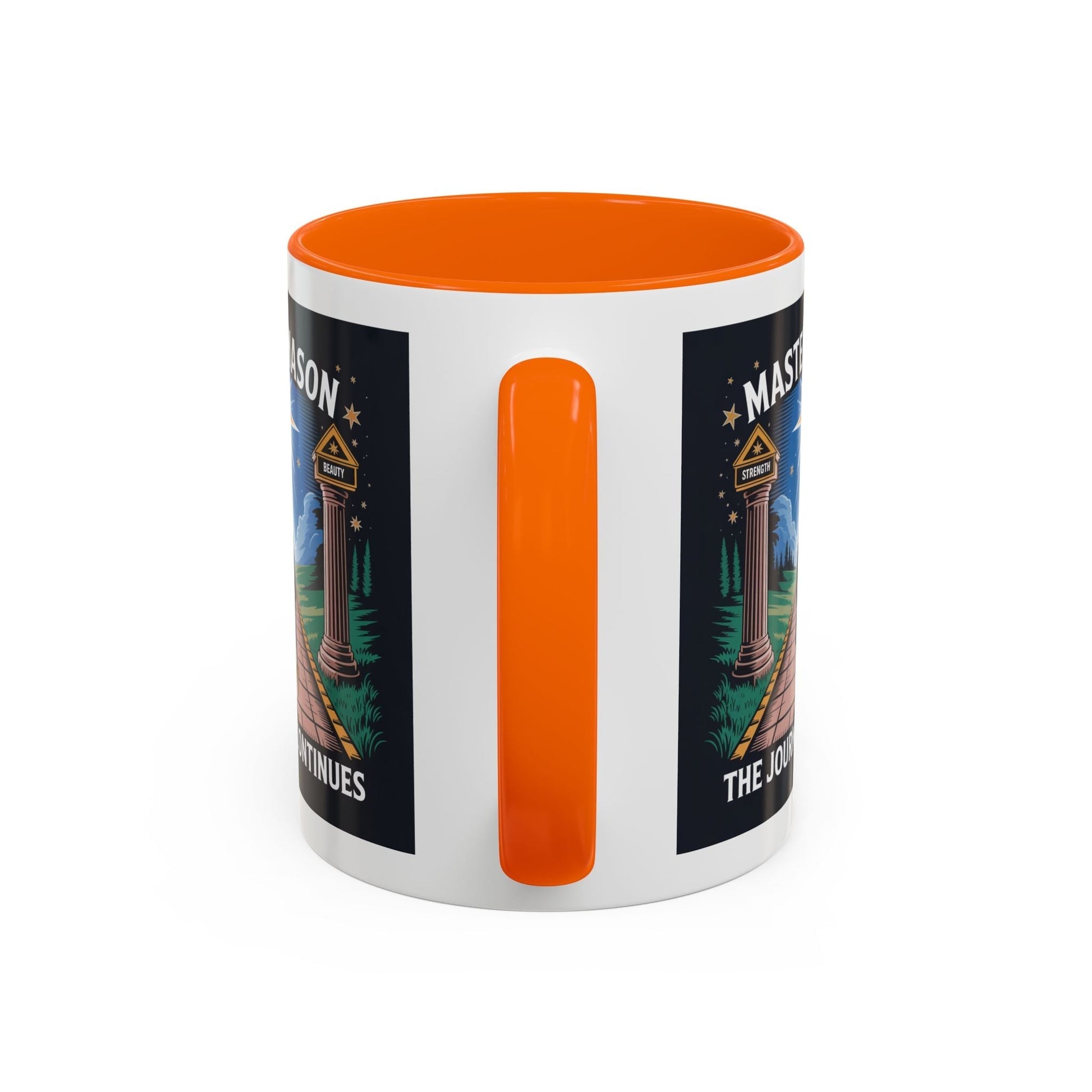 Premium Ready to Go Freemason Design | The Third Degree | Master Mason | The Journey Continues - Masonic Mugs