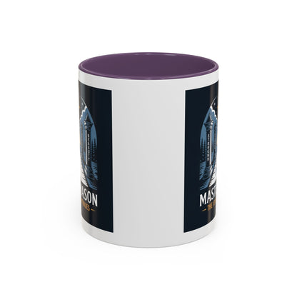 Premium Ready to Go Freemason Design | The Third Degree | Master Mason | The Journey Continues - Masonic Mugs