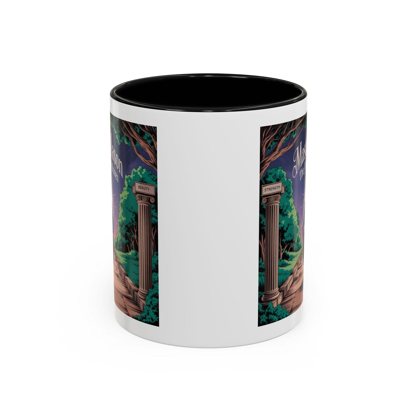 Premium Ready to Go Freemason Design | The Third Degree | Master Mason | The Journey Continues - Masonic Mugs